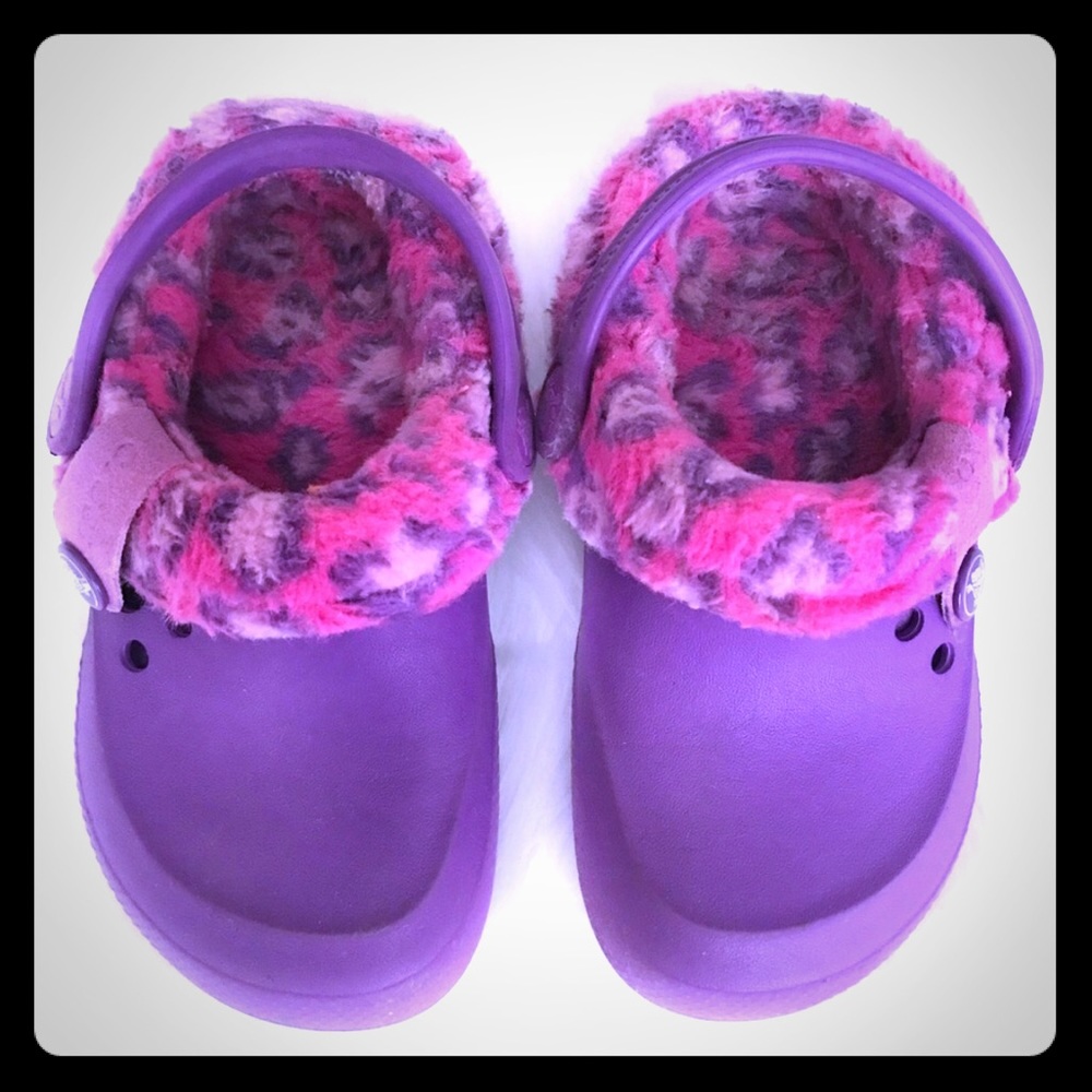 Fuzzy crocs!